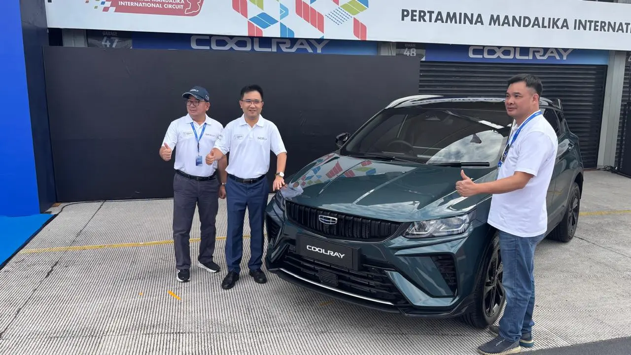 Geely Coolray meluncur di Mandalika (Arief A/Liputan6.com)