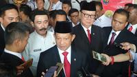 Menteri Dalam Negeri (Mendagri) Tito Karnavian (tengah). (Liputan6.com/Nanda Perdana Putra)