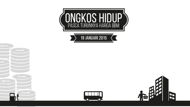 Infografis Ongkos Hidup Pasca Turunnya Harga BBM
