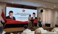 Kementerian Dalam Negeri (Kemendagri) menyalurkan bantuan dana partai politik (banpol) kepada Partai Gerindra senilai Rp20,07 miliar. (Merdeka).