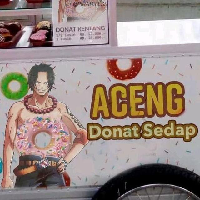 6 Nama Warung Terinspirasi dari Anime One Piece Ini Kelewat Unik, Kocak