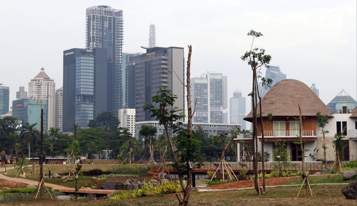 Foto Nyaris Rampung Begini Kondisi Pembangunan Hutan Kota