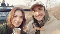 Raisa dan Hamish Daud liburan ke India [foto: instagram]