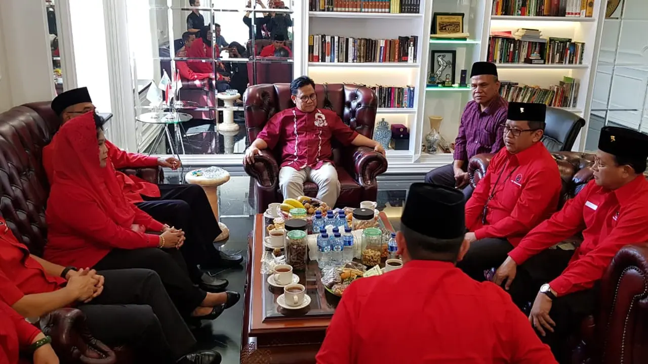 Pertemuan Fungsionaris PDIP dengan Ketua Umum PKB Muhaimin Iskandar