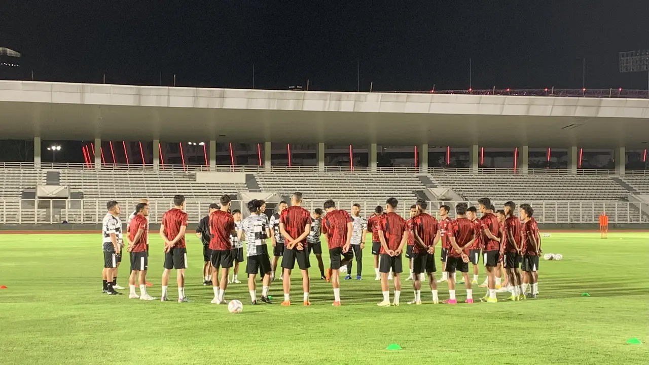 Latihan Timnas Indonesia