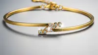 9 Model Gelang Emas 18 Karat Desain Modern, Pilihan Tampil Elegan di 2025