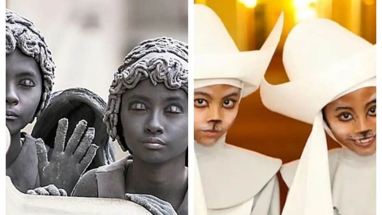 Potret Anak Kembar yang Hobi Cosplay, Pilihan Kostumnya Mengerikan