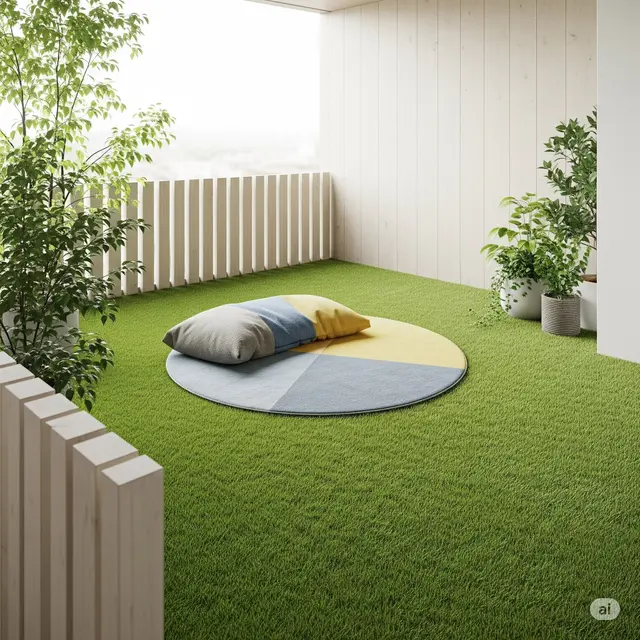 Teras Multifungsi Rumput Sintetis