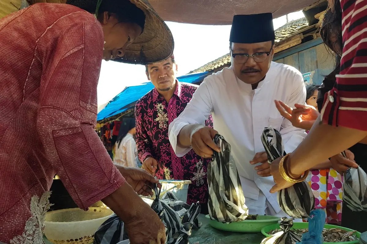 Gus Ipul menyambangi Banyuwangi (Liputan6.com/Dian Kurniawan)