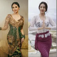 Pesona Anya Geraldine saat menggunakan kebaya. [Instagram/anyageraldine]
