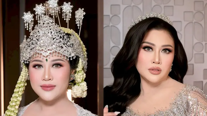 Boiyen Resmi Menikah, Intip Pesona Sang Komedian dalam Balutan Siger Sunda hingga Gaun Berpayet Mewah