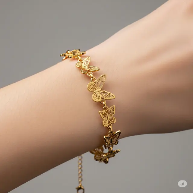 Model Gelang Emas 22 Karat 5 Gram Unik.