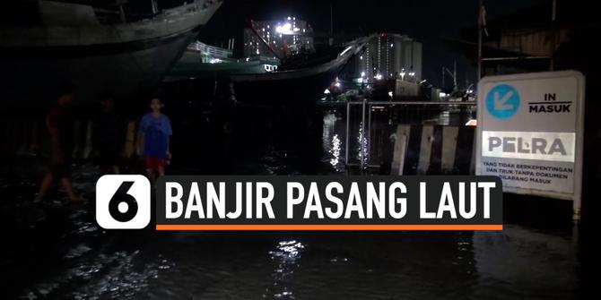 VIDEO: Banjir Rob, Pelabuhan Sunda Kelapa Terendam