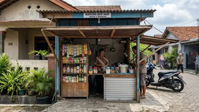 Desain Warung Kecil 1x2 Meter