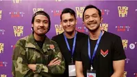 Chicco Jerikho, Arifin Putra dan Oka Antara, pemain film Foxtrot Six. foto: Instagram (@foxtrotsixmovie)