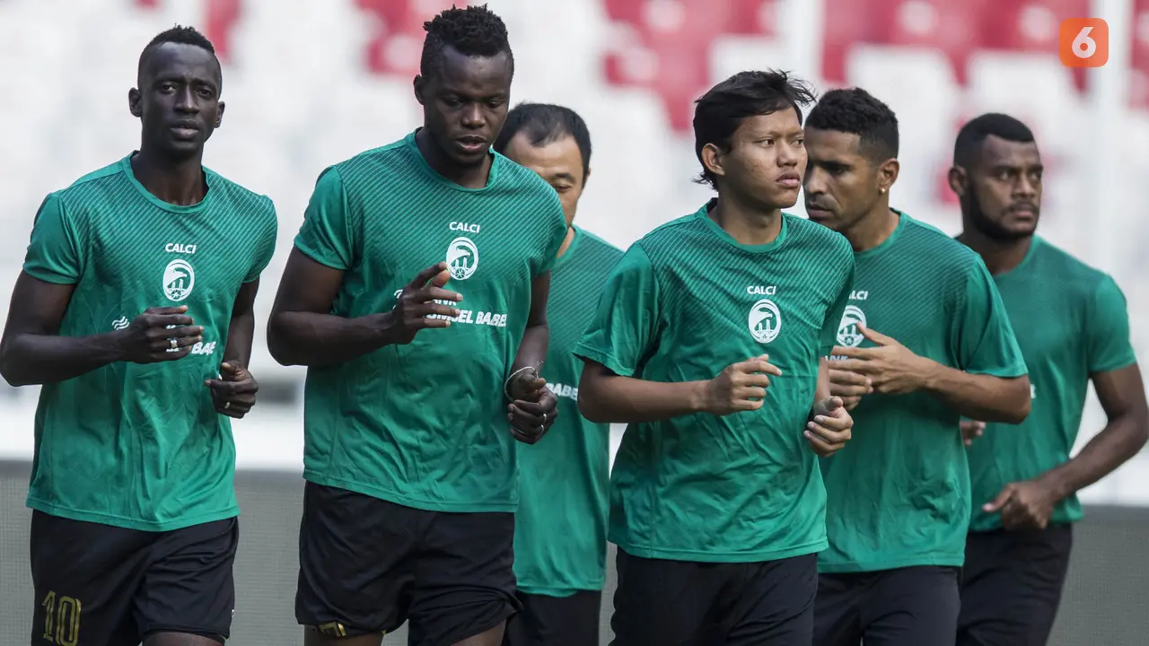 Latihan Sriwijaya FC