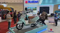 Suzuki Access 125 debut di IMOS 2025. (Liputan6.com/Septian Pamungkas)