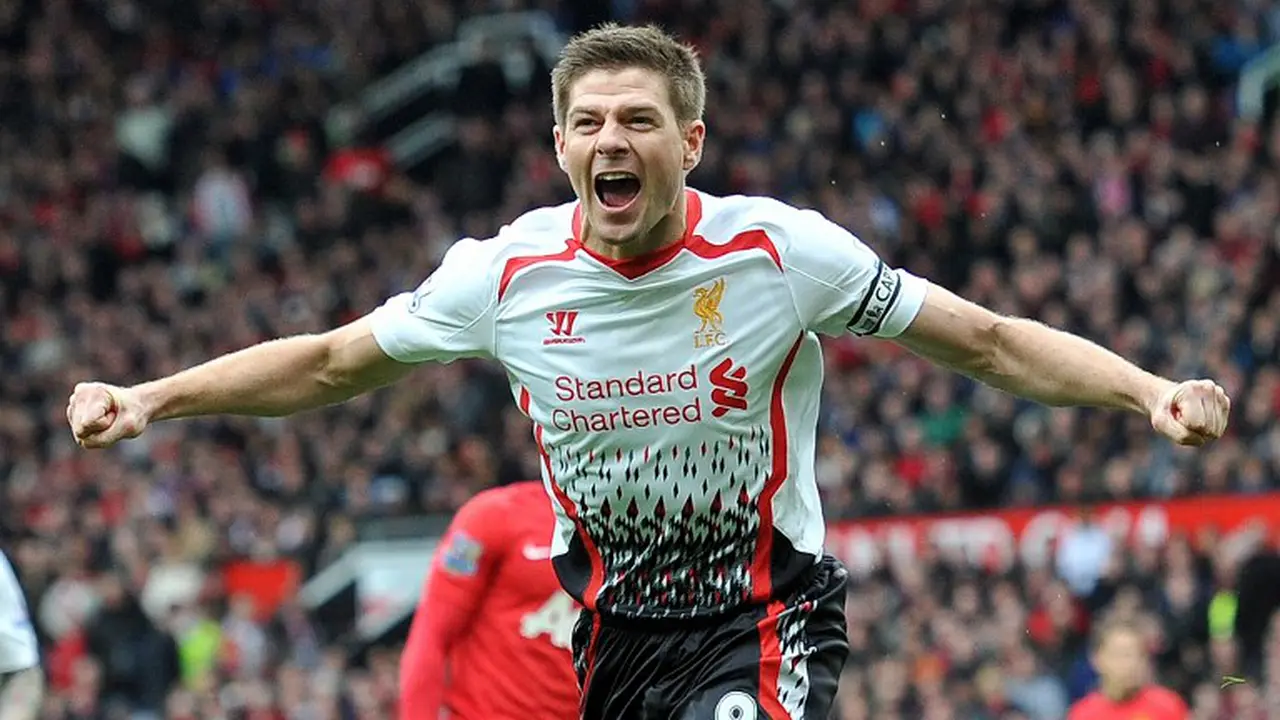 Selebrasi Steven Gerrard 