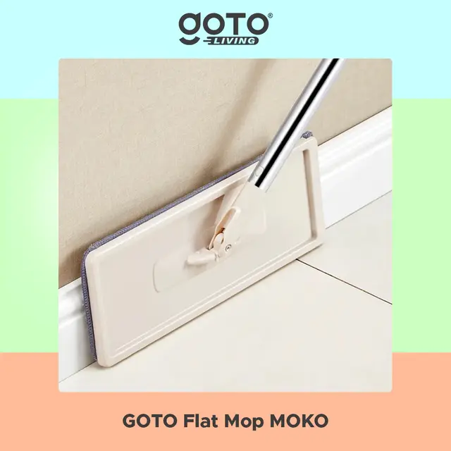 Goto Moko Alat Pel Set Pembersih Lantai Magic Mop Flat With Bucket. Foto: shopee/Goto Living