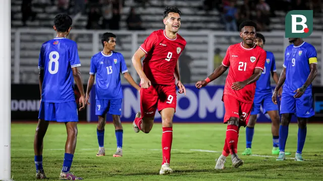 Foto: Sempat Buntu di Babak Pertama, Timnas Indonesia U-20 Pesta Gol atas Maladewa di Kualifikasi Piala Asia U-20 2025