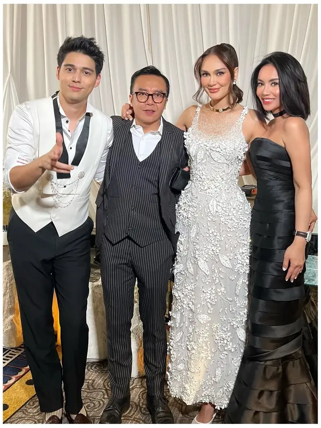 8 Pasangan Seleb yang Hadiri Resepsi Luna Maya dan Maxime Bouttier di Jakarta
