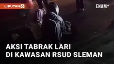 Beredar video viral di sosial media terkait aksi tabrak lari. Peristiwa ini terjadi di kawasan RSUD Sleman, Yogyakarta. Rabu (8/5/2024)
