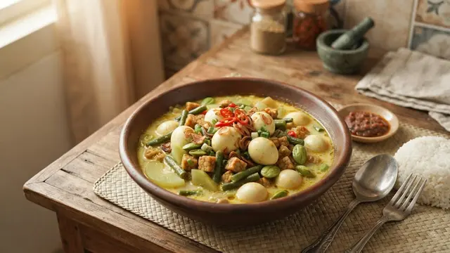 Resep Sayur Lodeh Telur Puyuh yang Gurih dan Segar