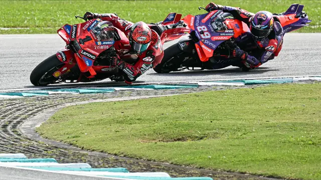 Pecco Bagnaia dan Jorge Martin