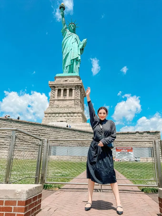 Liburan Ashanty di New York City. (Foto: Instagram/ashanty_ash)