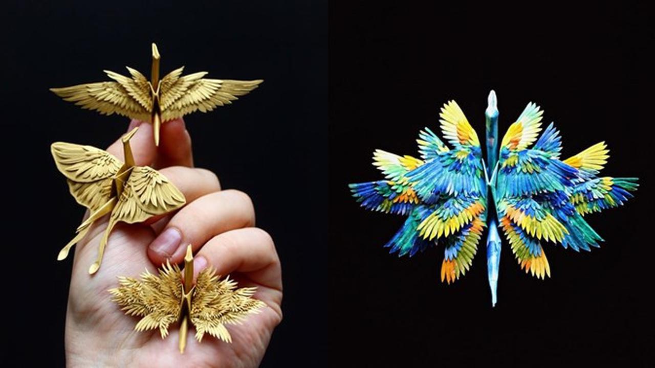 Seniman Ini Sulap Kertas Jadi Burung Cantik, 6 Hasilnya Keren