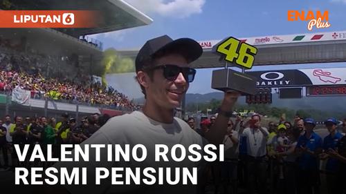 VIDEO: Momen Haru Valentino Rossi Resmi Pensiun dari MotoGP