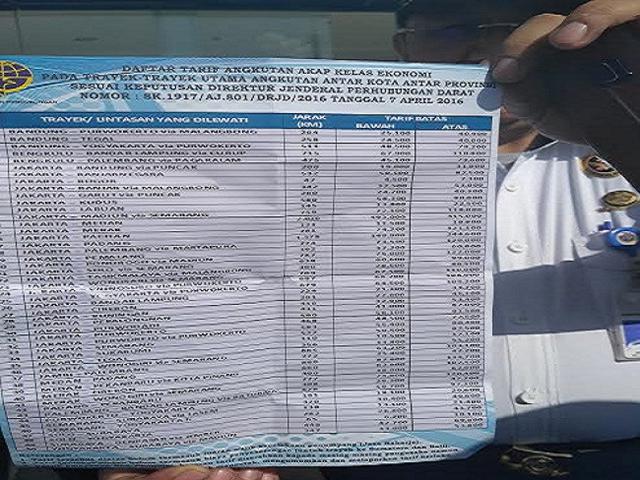 Jangan Tertipu Cek Besaran Tarif Bus Untuk Kelas Ekonomi Bisnis