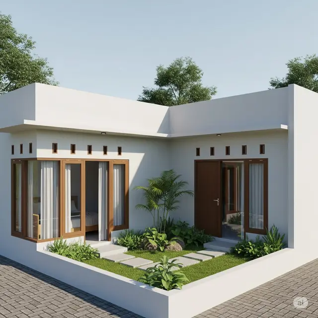 Rumah Sederhana di Kampung. Foto: Gemini