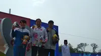 Para Peraih Medali Cabor Kano Asian Games 2018 (Panji/Liputan6.com)