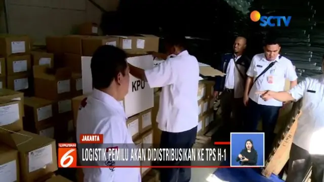 KPU Jakarta Selatan mulai distribusikan ribuan logistik Pemilu 2019 ke sejumlah daerah.