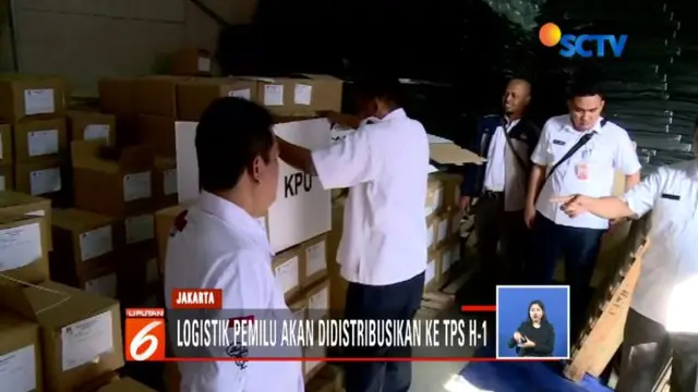 KPU Mulai Distribusikan Ribuan Logistik Pemilu 2019 ke Daerah
