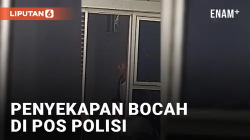 VIDEO: Viral! Bocah Perempuan Jadi Korban Penyekapan di Pos Polisi