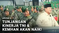 Presiden Prabowo akan menaikkan tunjangan kinerja atau tukin untuk prajurit TNI dan pegawai Kementerian Pertahanan. Besarannya bervariasi sesuai dengan jabatan. Tertinggi, perwira bintang empat bisa menerima Rp48 juta per bulan.