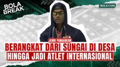 Jendi Pangabean berbagi cerita di Bola Break tentang awal mula menyukai renang sejak kecil di desa hingga menekuni olahraga para swimming secara serius bersama pelatih di Palembang.