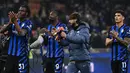 Kemenangan ini membuat Inter Milan kokoh di puncak klasemen dengan 61 poin. Sementara, Monza terpuruk di posisi juru kunci dengan 14 poin dari 28 pertandingan. (Isabella BONOTTO/AFP)