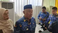 Wali Kota Depok, Mohammad Idris usai meresmikan Gedung Manajemen RSUD Khidmat Sehat Afiat Depok. (Liputan6.com/Dicky Agung Prihanto)