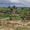 Pandangan umum menunjukkan kota Roseires di Sudan tenggara setelah bentrokan etnis di negara bagian Nil Biru Sudan (8/8/2022). Pertempuran pecah di negara bagian selatan yang berbatasan dengan Ethiopia dan Sudan Selatan pada 11 Juli antara anggota kelompok etnis Berti dan Hausa. (AFP/Ashraf Shazly)