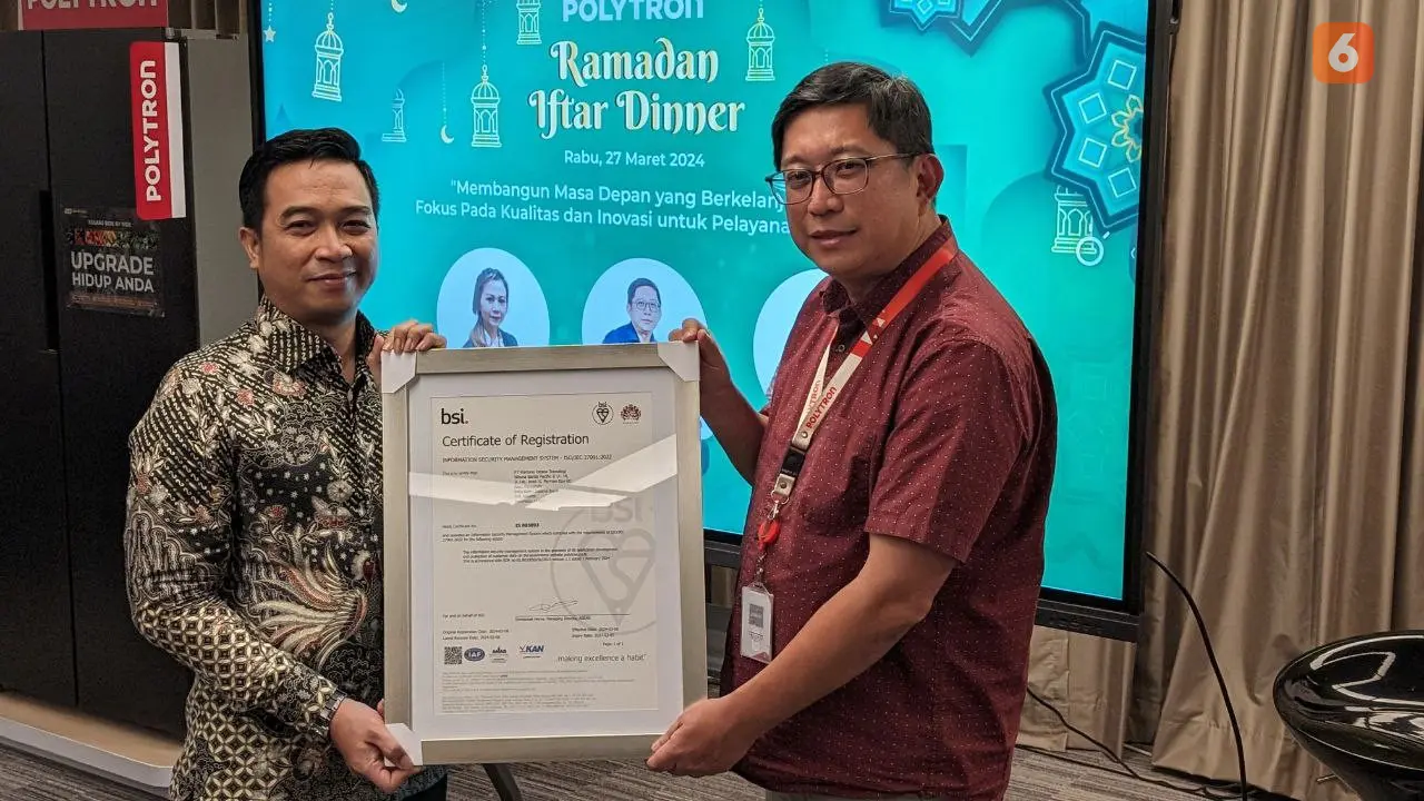 Tekno Wibowo selaku Commercial Director Polytron