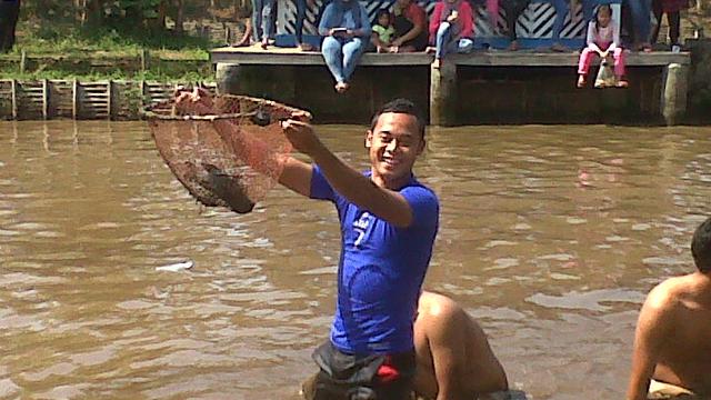 Atep, pemain Persib Bandung sebelum bulan Puasa 2015