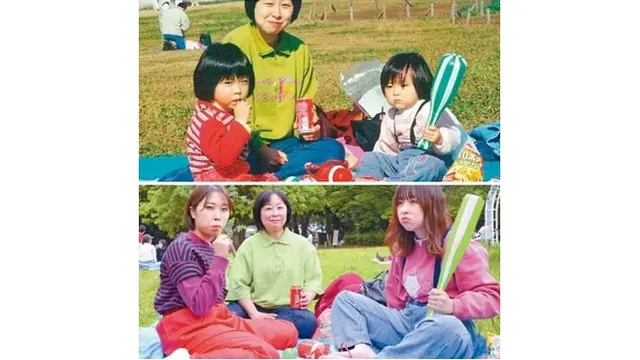 6 Potret Reka Ulang Foto Bareng Ibu Ini Bikin Terenyuh, Ciptakan Kenangan Manis