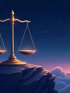 logo ramalan zodiak libra (sumber: AI generated)