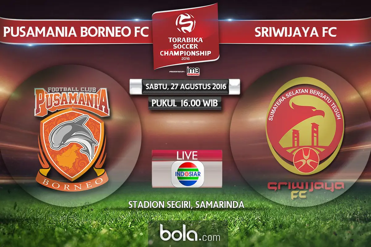 Pusamania Borneo FC Vs Sriwijaya FC (Adreanus Titus)