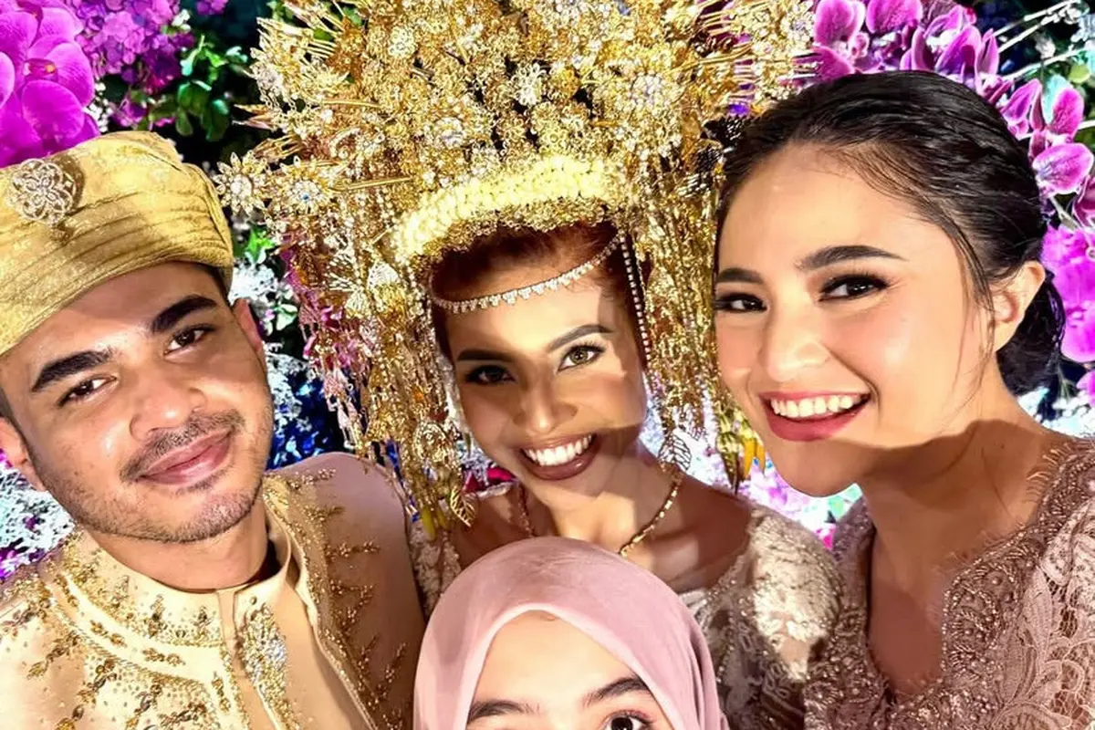 Tampilan Marshanda saat Pernikahan Adik Laki-Lakinya. [@marshanda99]