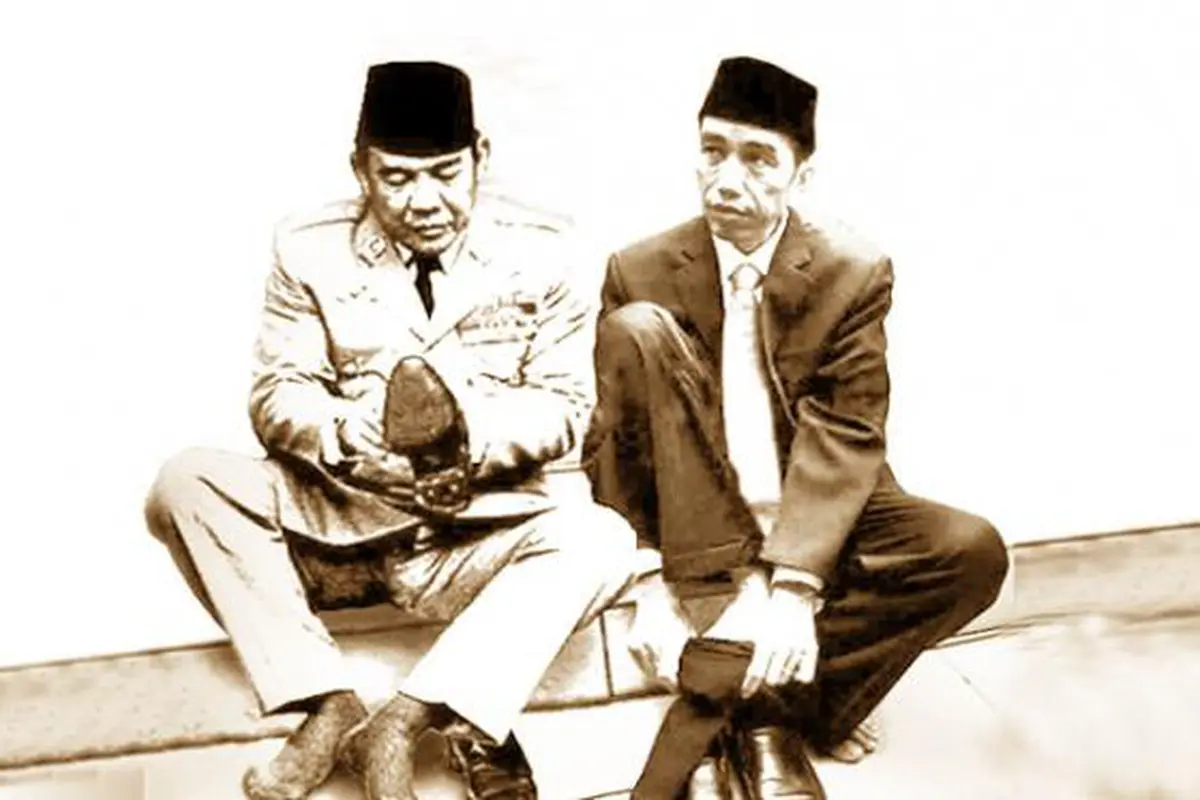 Ilustrasi Sukarno dan Jokowi. (Ist)