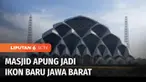 Ribuan jemaah menghadiri peresmian Masjid Al Jabbar atau Masjid Apung, yang terletak di kawasan Cimincrang, Bandung, Jawa Barat. Masjid yang berdiri di area 25 hektar ini diperkirakan mampu menampung 50 ribu jemaah.
